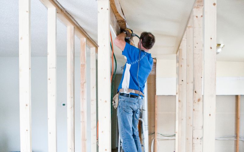 home renovation in progress Berkshire