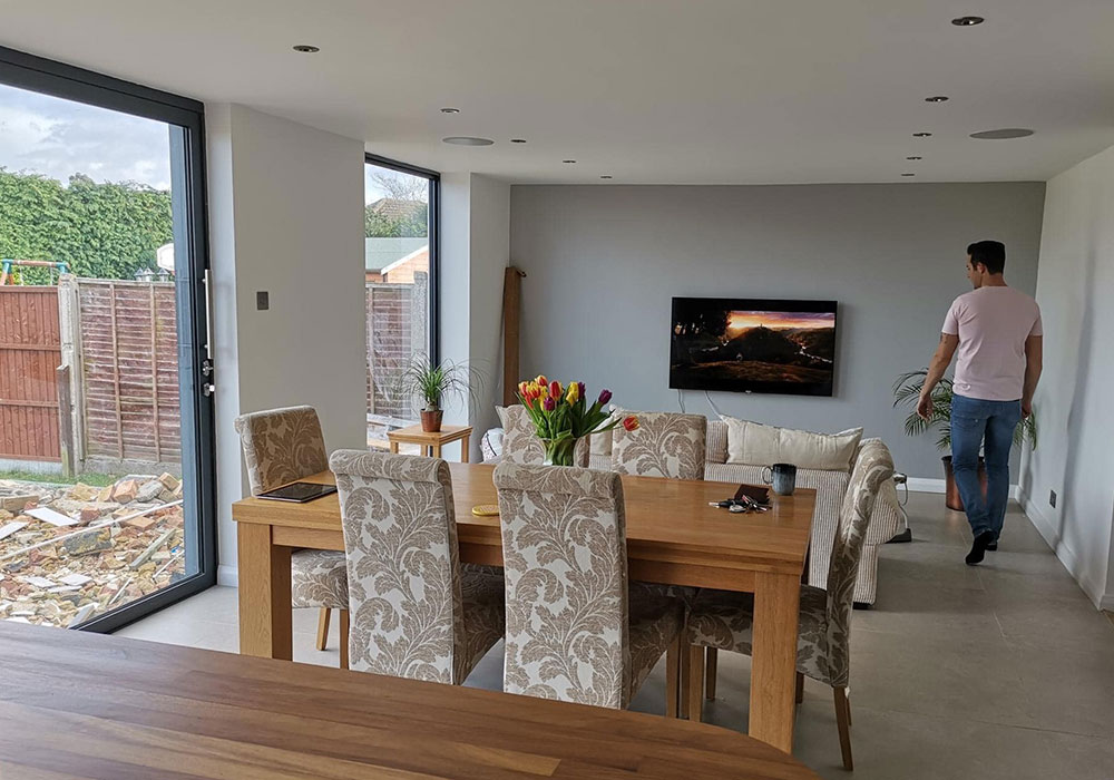 large kitchen extension in Berkshire
