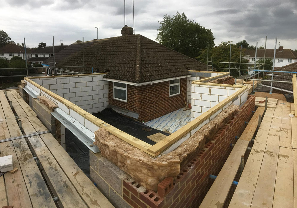 large wrap around home extension berkshire